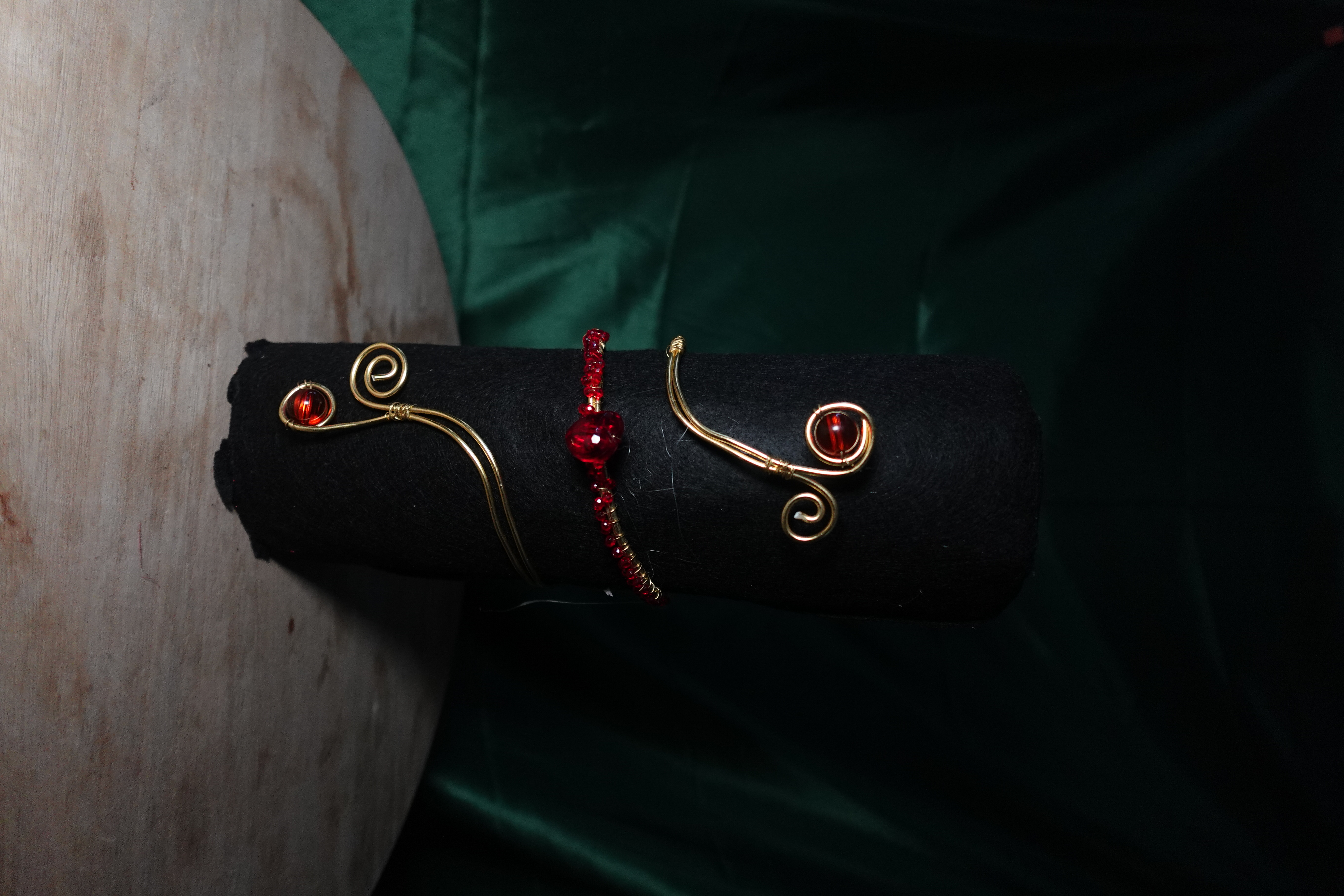 Scarlet Royal Arm Cuff